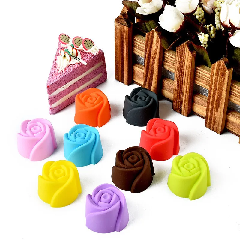 10Pcs Cake Tools 3cm Rose Silicone Mold Form for Cooking Cup Cake Silicone Forms Cake Decorating Tools Baking Accessories Tools
10Pcs Cake Tools 3cm Rose Silicone Mold Form for Cooking Cup Cake Silicone Forms Cake Decorating Tools Baking Accessories Tools