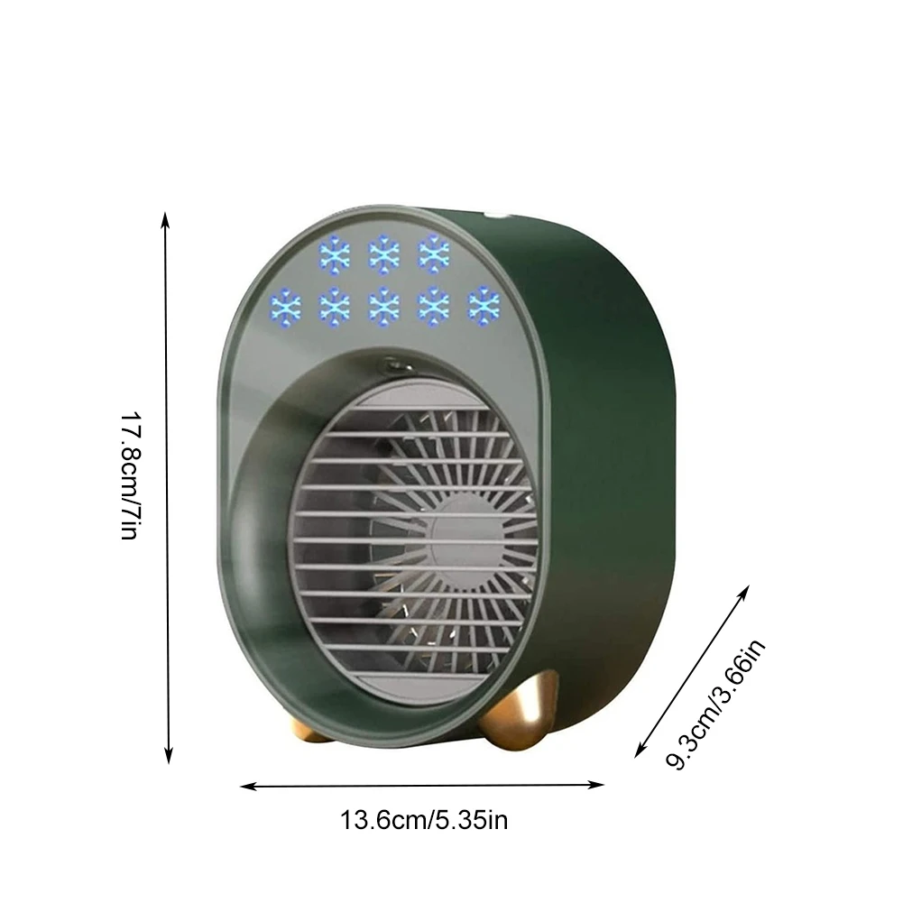 Air Cooler Fan Mini Airconditional Fan With 3gear Wind Speed Portable Humidifier Night Light For Home Office Fan Accessories
Air Cooler Fan Mini Airconditional Fan With 3gear Wind Speed Portable Humidifier Night Light For Home Office Fan Accessories
