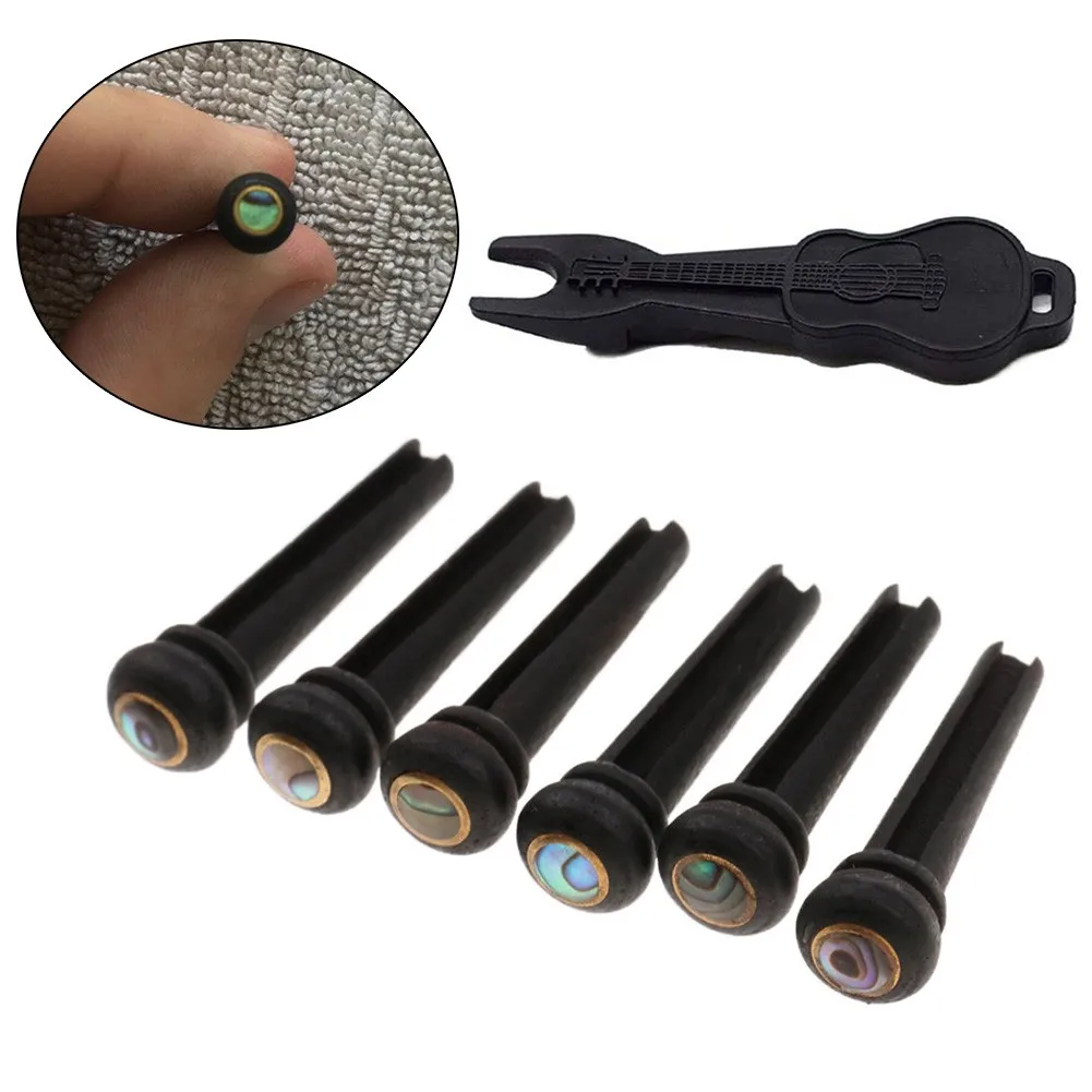 6 Pcs High Quality Wood Ebony Guitar Bridge Pins String Pegs With Brass Circle Acoustic Guitar Replacement Parts Accessories
6 Pcs High Quality Wood Ebony Guitar Bridge Pins String Pegs With Brass Circle Acoustic Guitar Replacement Parts Accessories