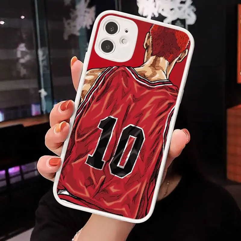 Japanese Anime Slam Dunk Rubber Phone Case matte transparent For iphone 7 8 11 12 plus mini x xs xr pro max cover 
Japanese Anime Slam Dunk Rubber Phone Case matte transparent For iphone 7 8 11 12 plus mini x xs xr pro max cover