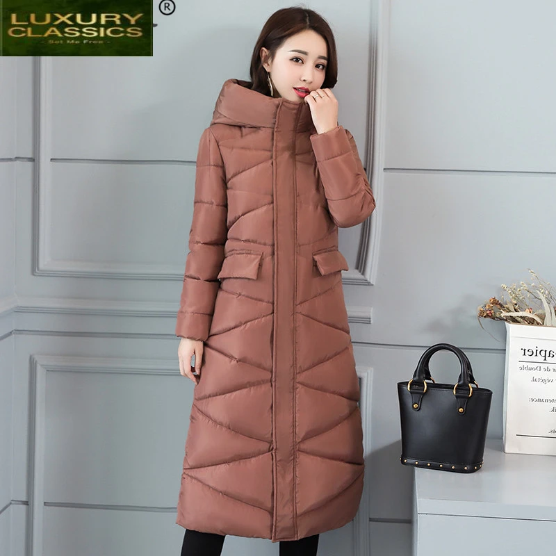 Winter Parkas Jacket Mujer Women Clothes 2021 Korean Padded Casual Long Coat Hooded Ladies Slim Elegant Warm Parka 8876
Winter Parkas Jacket Mujer Women Clothes 2021 Korean Padded Casual Long Coat Hooded Ladies Slim Elegant Warm Parka 8876