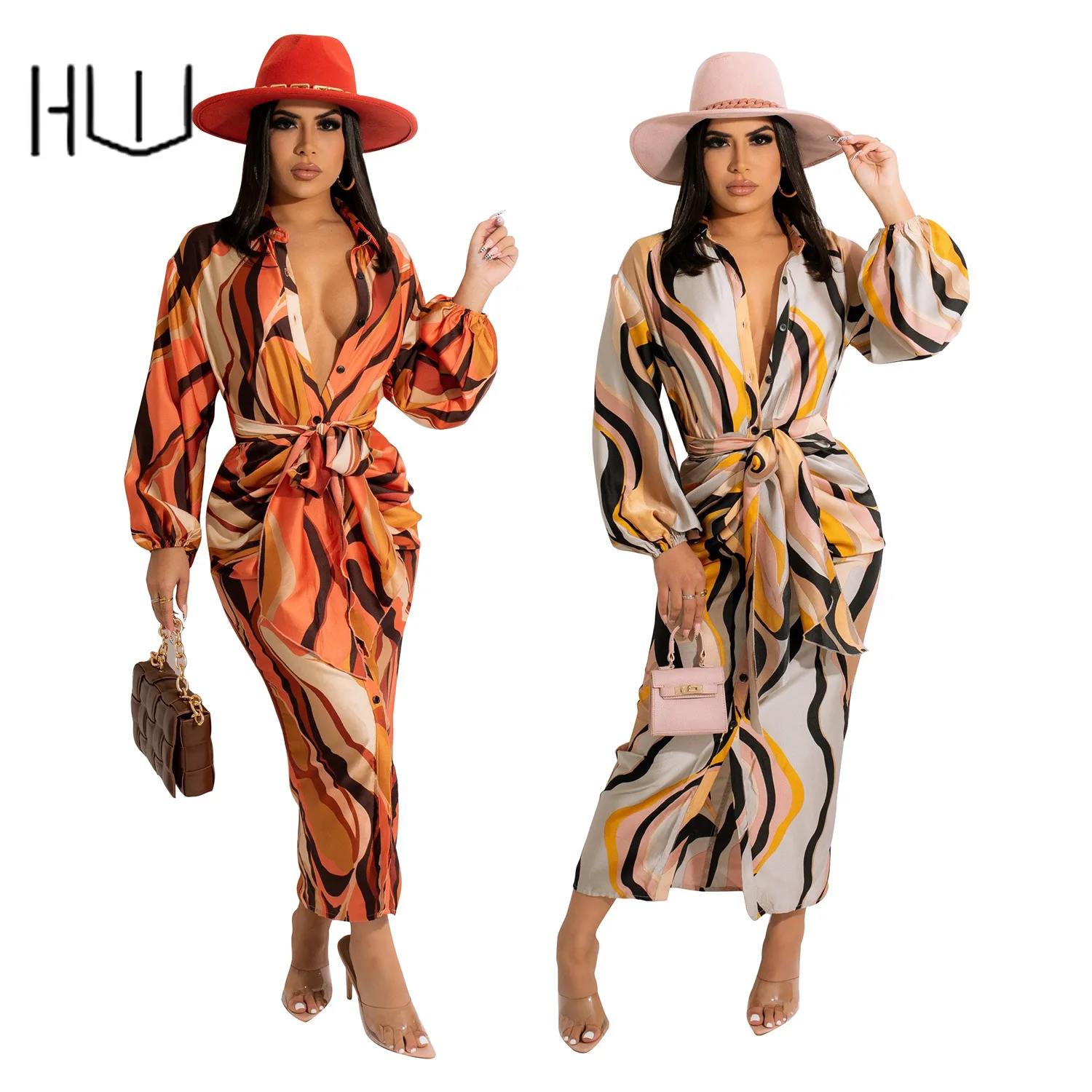 Sexy Fashion Printed Waist Tether Autumn Winter Lapel Bandage Dress Ruched Design Party Bodycon Dresses Vestidos Vocation Robe
Sexy Fashion Printed Waist Tether Autumn Winter Lapel Bandage Dress Ruched Design Party Bodycon Dresses Vestidos Vocation Robe