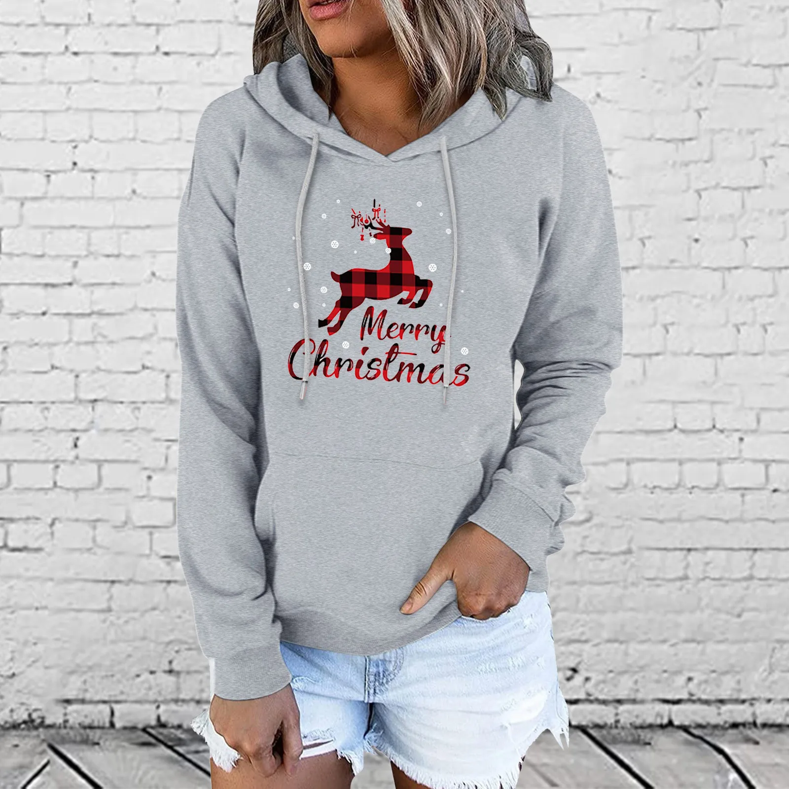 Merry Christmas Womens Hoodies Casual Loose Xmas Elk Printed Pullovers Winter Hooded Sweatshirts Streetwear Sudaderas Mujer A40
Merry Christmas Womens Hoodies Casual Loose Xmas Elk Printed Pullovers Winter Hooded Sweatshirts Streetwear Sudaderas Mujer A40