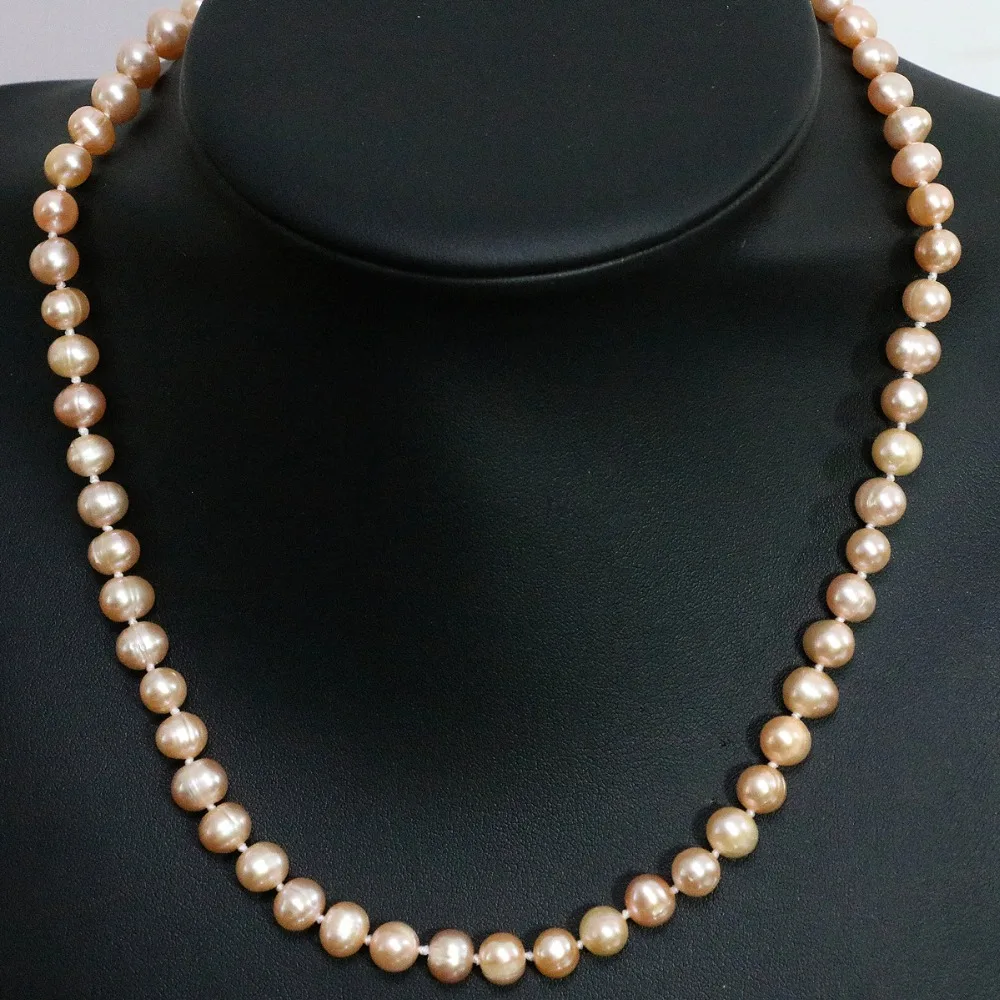 Real pearl necklace Pink Akoya freshwater Natural Round Pearl High Quality For Women Wedding Engagement Fashion Charm Jewelry
Real pearl necklace Pink Akoya freshwater Natural Round Pearl High Quality For Women Wedding Engagement Fashion Charm Jewelry