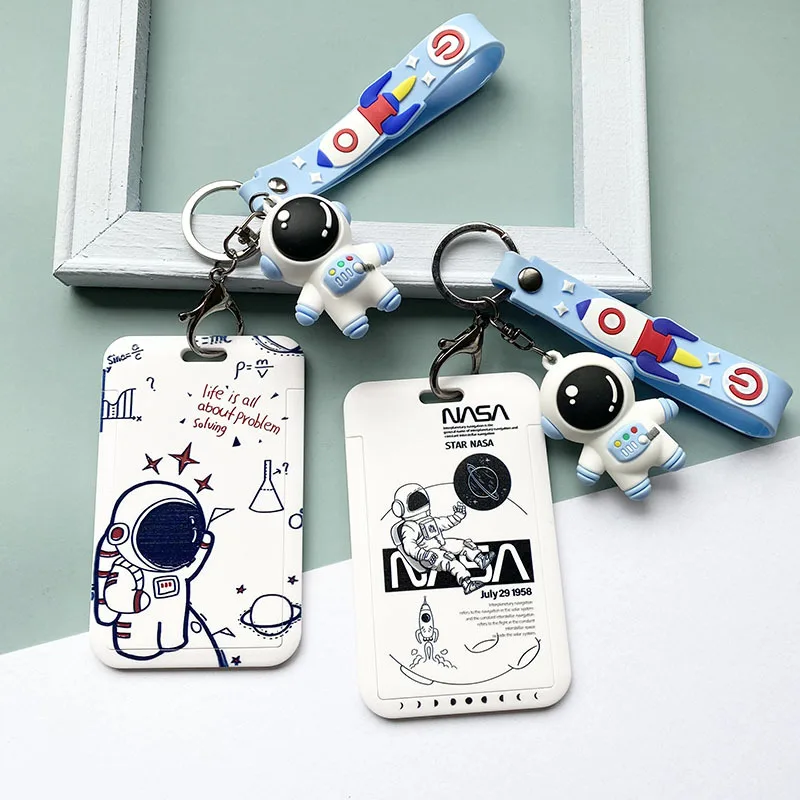 Women Men Work Card Cover White Astronaut Pattern Business Name Card Badge Holder Bus Access Guard Credit Card Case with Lanyard
Women Men Work Card Cover White Astronaut Pattern Business Name Card Badge Holder Bus Access Guard Credit Card Case with Lanyard