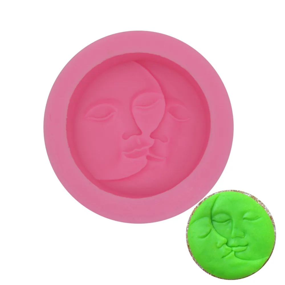 Pink Cake Mold Round Shape Sun Moon Faces Silicone Mold DIY Fondant Chocolate Soap Cake Decorating Tools Kitchen Baking Tool
Pink Cake Mold Round Shape Sun Moon Faces Silicone Mold DIY Fondant Chocolate Soap Cake Decorating Tools Kitchen Baking Tool