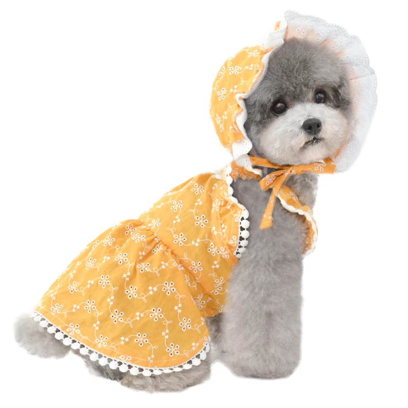Girl Dog Clothes Dress Summer Headwear Cat Puppy Clothing Pet Hat Cap Pomeranian Poodle Yorkshire Small Dog Dresses Outfit
Girl Dog Clothes Dress Summer Headwear Cat Puppy Clothing Pet Hat Cap Pomeranian Poodle Yorkshire Small Dog Dresses Outfit