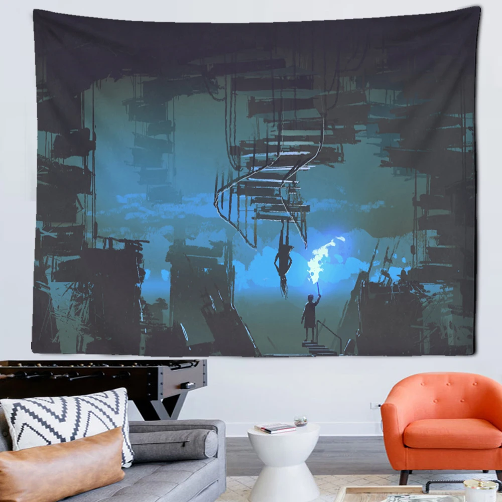 Cartoon Animation Tapestry Home Decor Psychedelic Wall Hanging Blanket Bedspread Mecha machinery Wall Cloth
Cartoon Animation Tapestry Home Decor Psychedelic Wall Hanging Blanket Bedspread Mecha machinery Wall Cloth