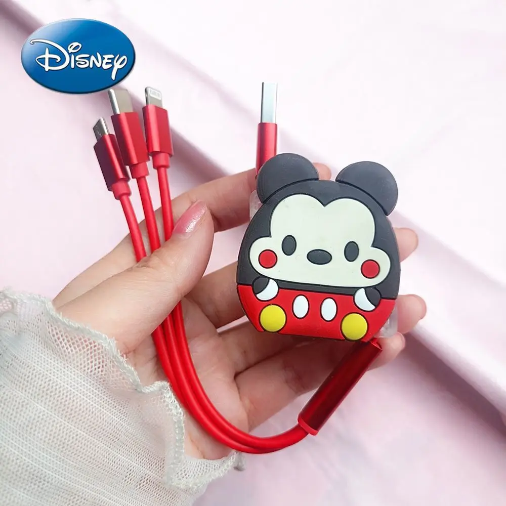 Disney Mickey Mouse Minnie Car Data Cable Three-in-one Fast Charging Cable Apple Android Fast Charging Retractable Cable
Disney Mickey Mouse Minnie Car Data Cable Three-in-one Fast Charging Cable Apple Android Fast Charging Retractable Cable