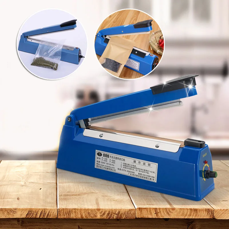 Bag Sealer Plastic Sealing Machine Capper Hand Pressure Type Blue Stainless Steel Convenient Long Lasting Practical Business
Bag Sealer Plastic Sealing Machine Capper Hand Pressure Type Blue Stainless Steel Convenient Long Lasting Practical Business