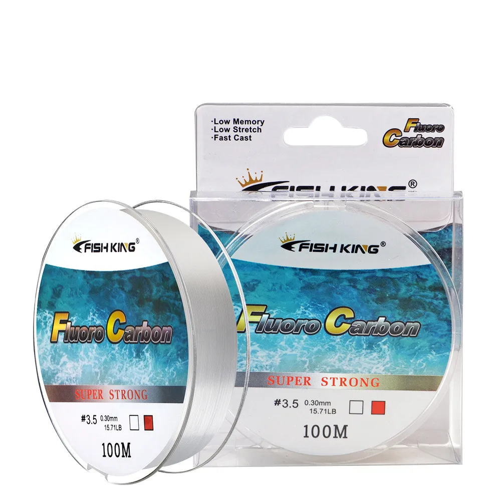 100M Fluorocarbon Fishing Line 4-32Lb 0.14-0.50Mm Sinking Carbon Fiber Leader Line Wear-Resistant Strong Fly Fishing Line Pesca
100M Fluorocarbon Fishing Line 4-32Lb 0.14-0.50Mm Sinking Carbon Fiber Leader Line Wear-Resistant Strong Fly Fishing Line Pesca