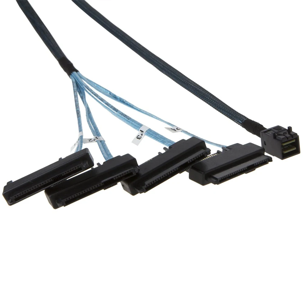 1-5 PCS SFF-8643 To 4 SFF-8482 Cord SAS Sata Cable Internal Mini SAS SFF-8643 to 4 X 29 Pin SFF-8482 with SAS 15 Pin Power Port
1-5 PCS SFF-8643 To 4 SFF-8482 Cord SAS Sata Cable Internal Mini SAS SFF-8643 to 4 X 29 Pin SFF-8482 with SAS 15 Pin Power Port