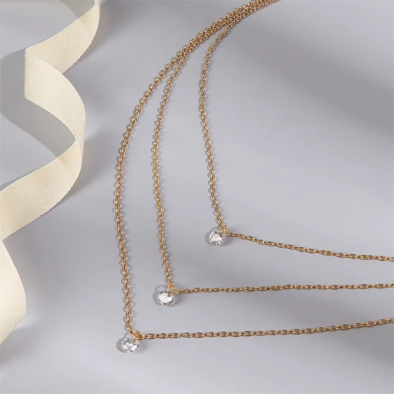 Simple Multilayer Necklace Lady Geometric Lady Chain Necklace Lady Party Jewelry Gift collares para muje colgantes grunge
Simple Multilayer Necklace Lady Geometric Lady Chain Necklace Lady Party Jewelry Gift collares para muje colgantes grunge