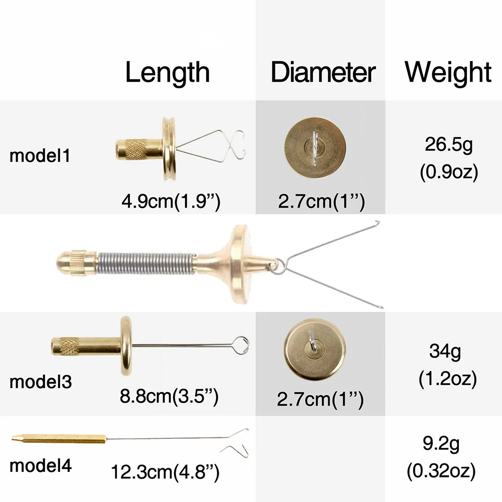 2020-Newest Fishing Dubbing Twister/Spinner Brass Jig Fly Tying Twister Tool Fishing Terminal Tackle Accessories Pesca
2020-Newest Fishing Dubbing Twister/Spinner Brass Jig Fly Tying Twister Tool Fishing Terminal Tackle Accessories Pesca