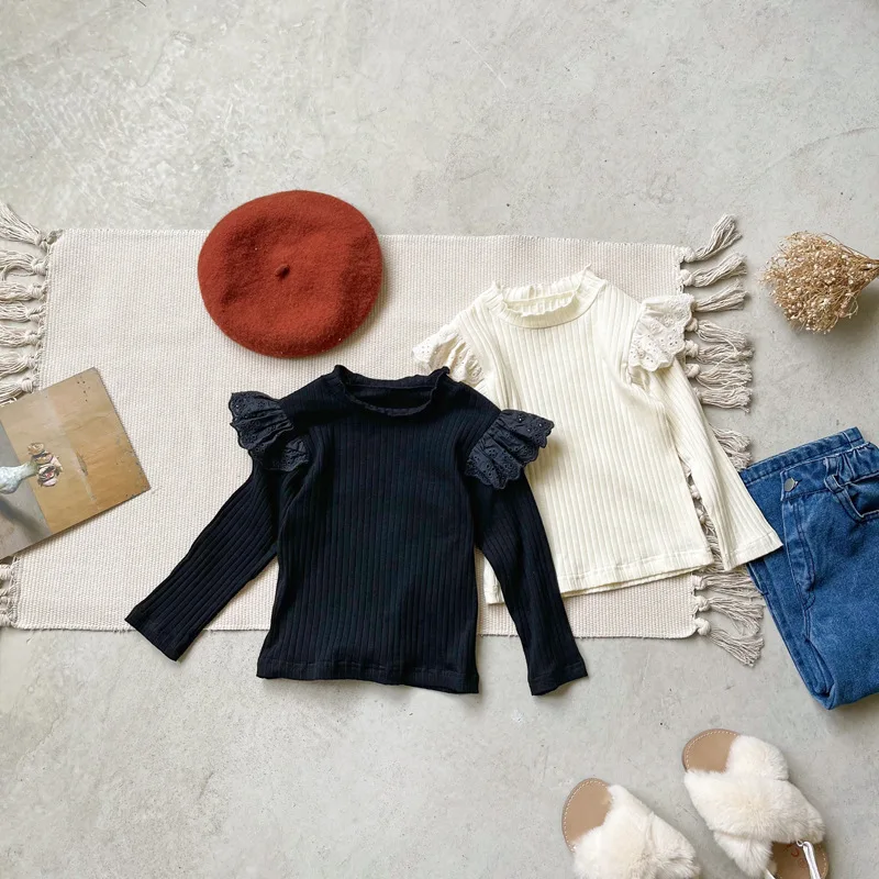 Baby Girls Long Sleeve T Shirt Autumn Winter New Ribbed Ruffles Pullover Girls Wear Shirt Kids Children Clothes 2-7 Years
Baby Girls Long Sleeve T Shirt Autumn Winter New Ribbed Ruffles Pullover Girls Wear Shirt Kids Children Clothes 2-7 Years