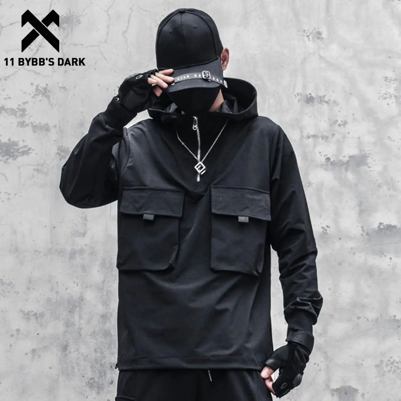 11 BYBB'S DARK Function Zipper Hoodies Sweatshirts Men Hip Hop Streetwear Multi Pockets Tactical Techwear Hooded Pullover Tops
11 BYBB'S DARK Function Zipper Hoodies Sweatshirts Men Hip Hop Streetwear Multi Pockets Tactical Techwear Hooded Pullover Tops