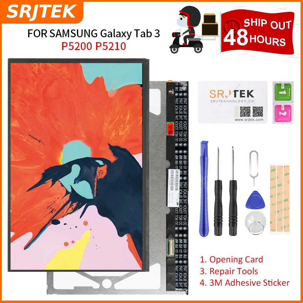 SRJTEK 10.1" LCD For Samsung Galaxy Tab 3 GT-P5200 P5210 P5200 LCD Display Matrix Screen Module Tablet PC Replacement Parts
SRJTEK 10.1" LCD For Samsung Galaxy Tab 3 GT-P5200 P5210 P5200 LCD Display Matrix Screen Module Tablet PC Replacement Parts