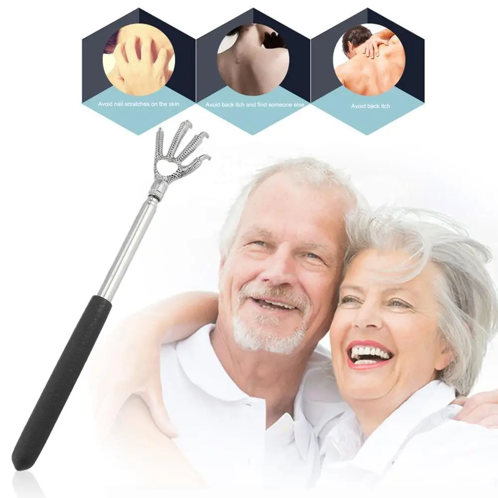 Compact Telescopic Claw Stainless Steel Massager Back Scratcher Adjustable Back Scratching Massage Hand Claw Protective Stinger
Compact Telescopic Claw Stainless Steel Massager Back Scratcher Adjustable Back Scratching Massage Hand Claw Protective Stinger