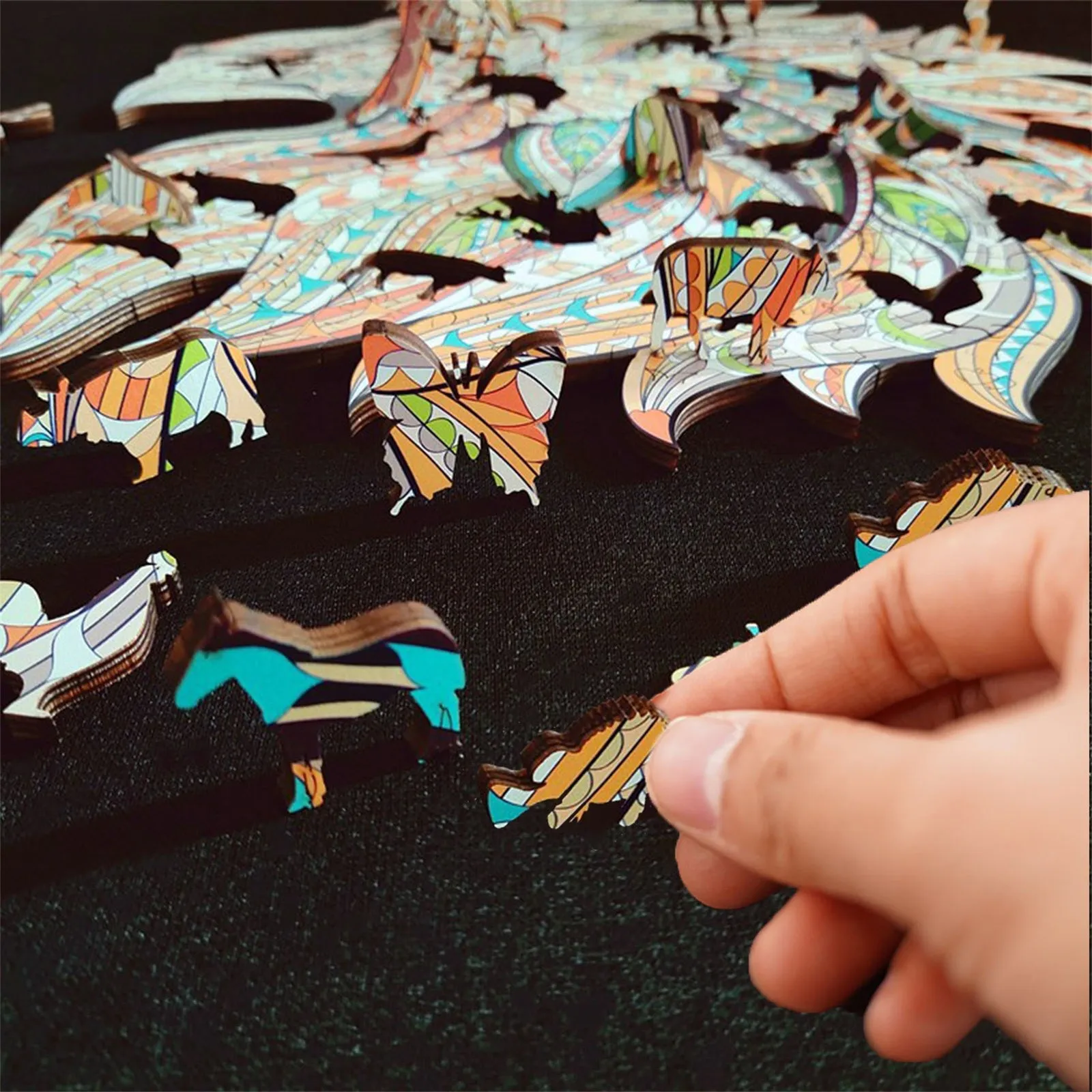 HIINST 83PC lion wooden shaped puzzle toys 5mm thick Unique Shape Pieces Animals Gift For Adults Kids Drop Ship 
HIINST 83PC lion wooden shaped puzzle toys 5mm thick Unique Shape Pieces Animals Gift For Adults Kids Drop Ship