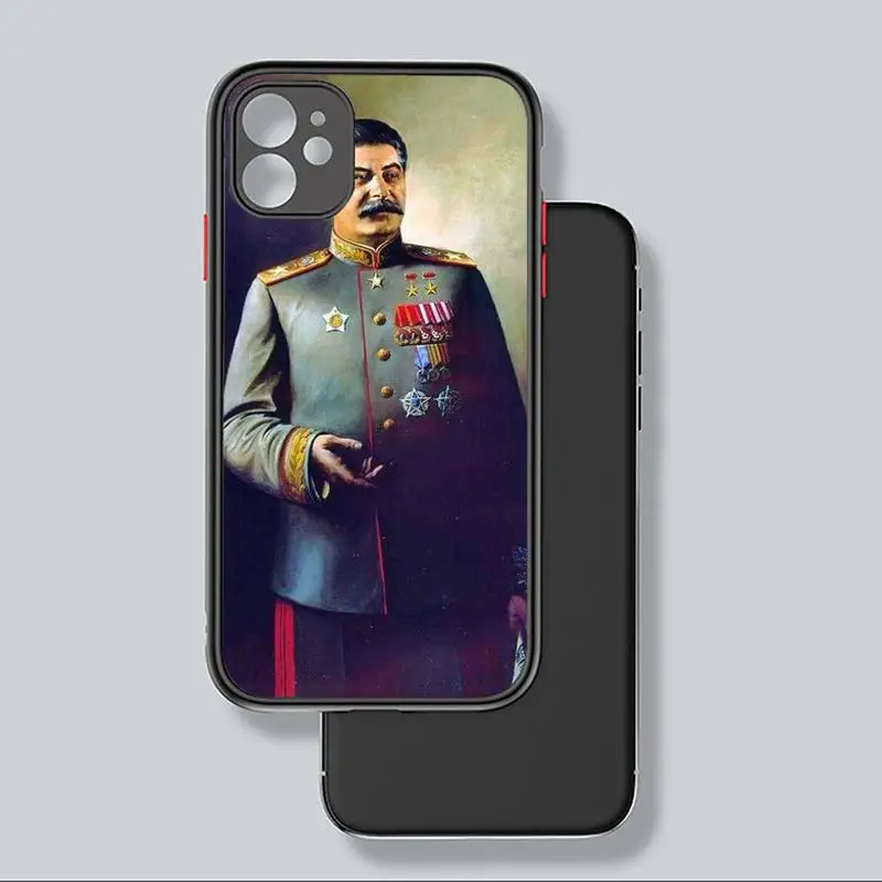 Russian Commander Stalin Phone Case For iphone 12 11 8 7 plus mini x xs xr pro max matte transparent cover
Russian Commander Stalin Phone Case For iphone 12 11 8 7 plus mini x xs xr pro max matte transparent cover