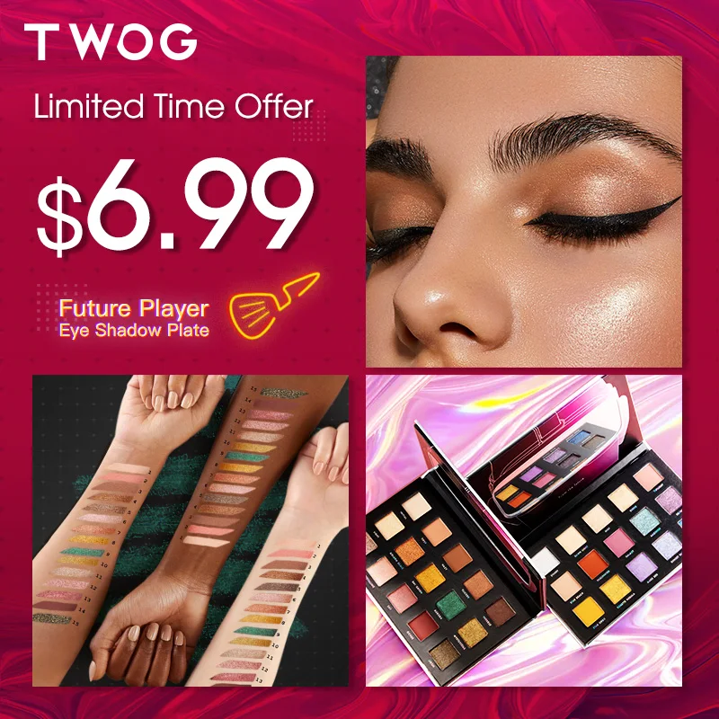 TWOG Eyeshadow Palette Of Shadows Pigment For Eyes Matt Glitter Bright 15 Colors Makeup eyeshadow pallete Cosmetics 
TWOG Eyeshadow Palette Of Shadows Pigment For Eyes Matt Glitter Bright 15 Colors Makeup eyeshadow pallete Cosmetics