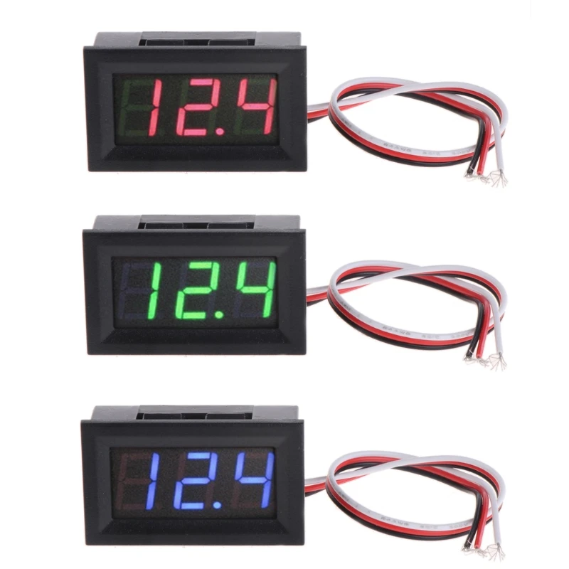 Mini Voltmeter Tester Digital Voltage Test Battery DC 0-40V Red/Blue/Green Auto Car Dropshipping
Mini Voltmeter Tester Digital Voltage Test Battery DC 0-40V Red/Blue/Green Auto Car Dropshipping