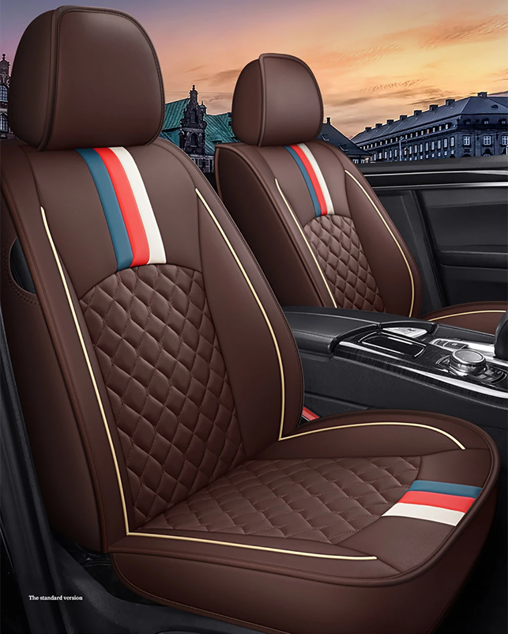 

kalaisike Leather Universal Car Seat covers for Hyundai all models ix35 i30 ix25 solaris accent azera lantra i40 elantra terraca
