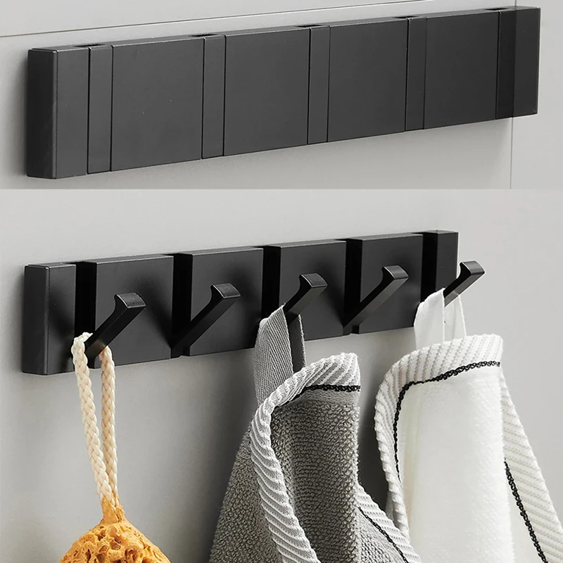New Folding Towel Hanger 2ways Installation Wall Hooks Coat Clothes Holder Bathroom
New Folding Towel Hanger 2ways Installation Wall Hooks Coat Clothes Holder Bathroom