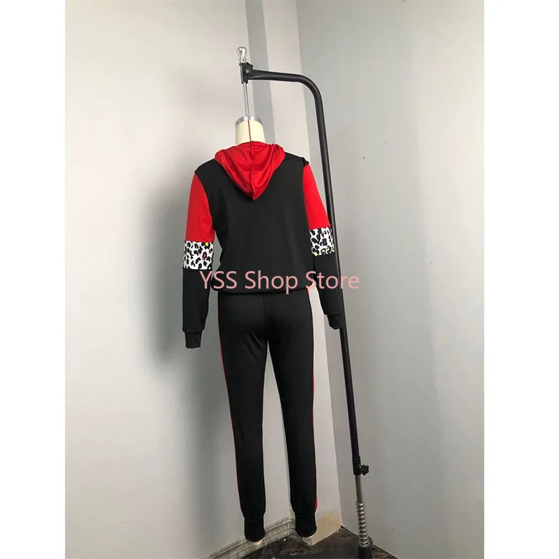 New Women Sport Tracksuit Two Piece Set Leopard Hoodie Long Sleeve Crop Top and Sweatpants Outfits Sweatsuit
New Women Sport Tracksuit Two Piece Set Leopard Hoodie Long Sleeve Crop Top and Sweatpants Outfits Sweatsuit