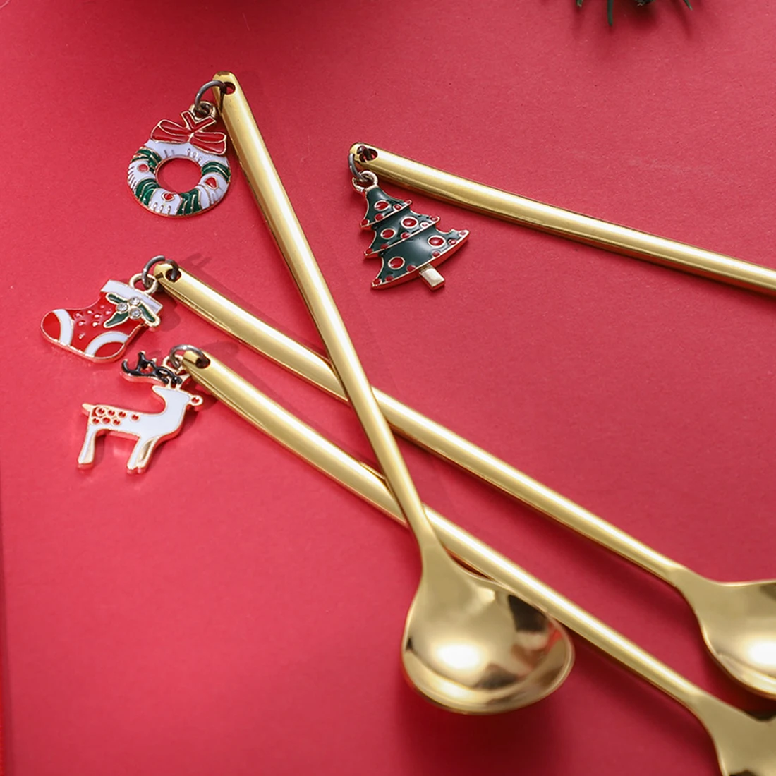 6Pcs Coffee Spoon Mixing Scoops Stirring Spoons Stainless Steel Spoon Christmas Gift Box Set Party Table Ornaments Coffee Spoon
6Pcs Coffee Spoon Mixing Scoops Stirring Spoons Stainless Steel Spoon Christmas Gift Box Set Party Table Ornaments Coffee Spoon