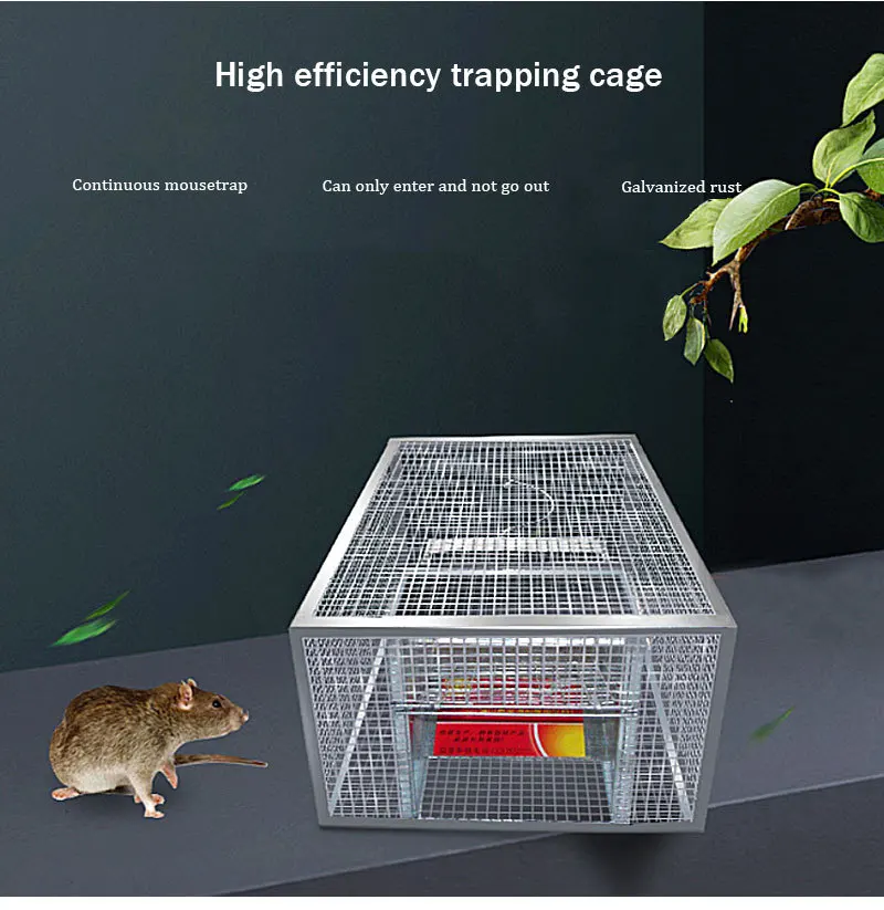 Huishoudelijke Continue Muizenval Grote Ruimte Automatische RatSnake Trap Cage Veilig En Onschadelijk Hoge Efficientie Muizenval
Huishoudelijke Continue Muizenval Grote Ruimte Automatische RatSnake Trap Cage Veilig En Onschadelijk Hoge Efficientie Muizenval