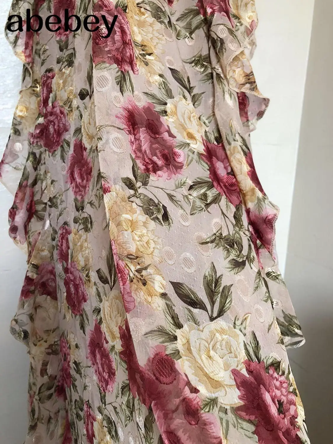 Designer Floral Ruffles Maxi Luxury Party Night Dinner Dresses Summer Slash Neckline Long Dress Vestidos Aesthet
Designer Floral Ruffles Maxi Luxury Party Night Dinner Dresses Summer Slash Neckline Long Dress Vestidos Aesthet