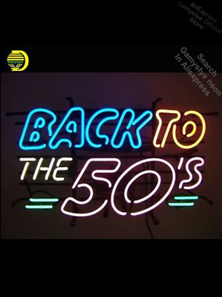 New 50's American Style Retro neon Signs Glass Tube neon lights Recreation Room Neon Light Signs for Store Neon Signs For Home
New 50's American Style Retro neon Signs Glass Tube neon lights Recreation Room Neon Light Signs for Store Neon Signs For Home