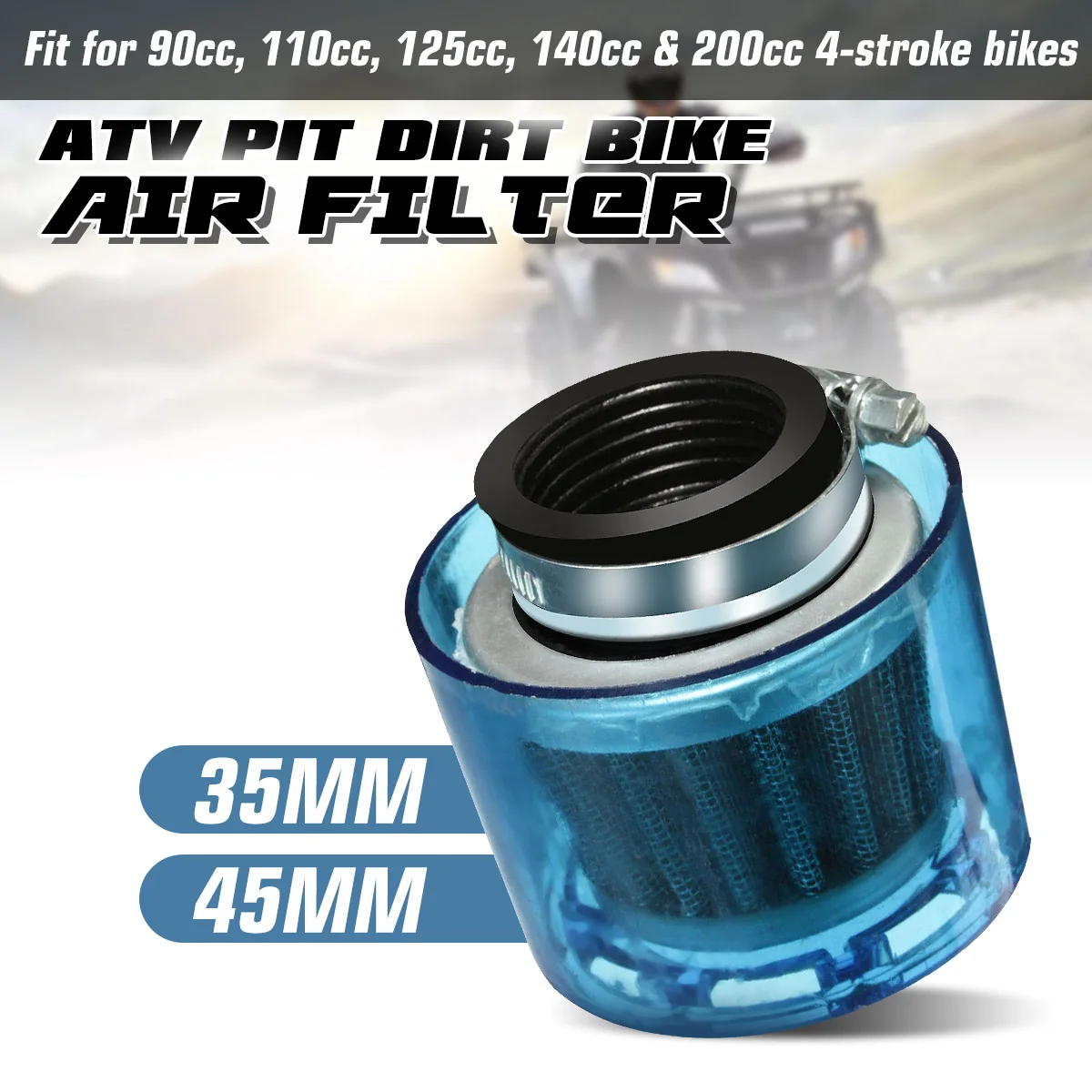 Воздушный фильтр 35 мм/45 мм для 90cc 110cc 125cc 140cc 200cc внедорожника ATV квадроцикла картинга мотоцикла
Воздушный фильтр 35 мм/45 мм для 90cc 110cc 125cc 140cc 200cc внедорожника ATV квадроцикла картинга мотоцикла