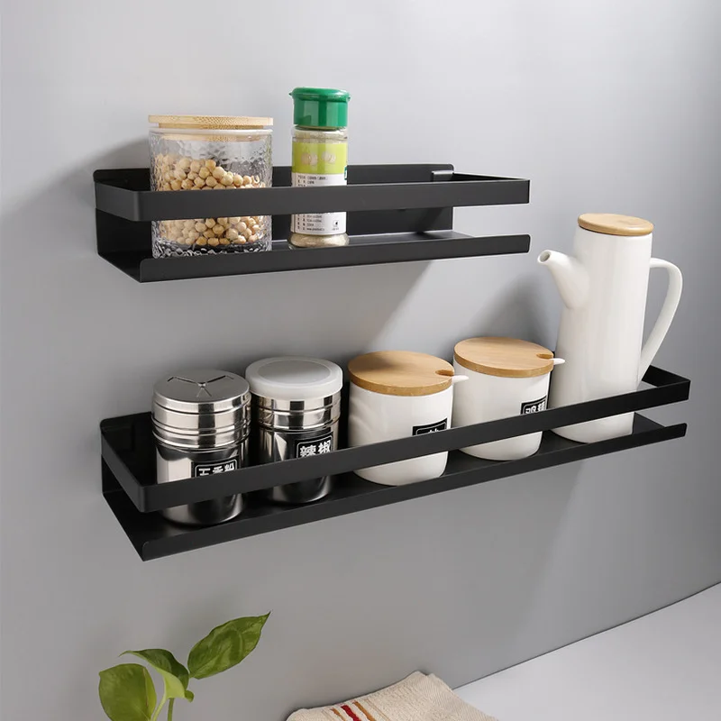20/30/40/50cm Kitchen Wall Shelf Matte Black Bathroom Corner Shelves Shower Shampoo Storage Rack Kitchen Accessories Organizer
20/30/40/50cm Kitchen Wall Shelf Matte Black Bathroom Corner Shelves Shower Shampoo Storage Rack Kitchen Accessories Organizer