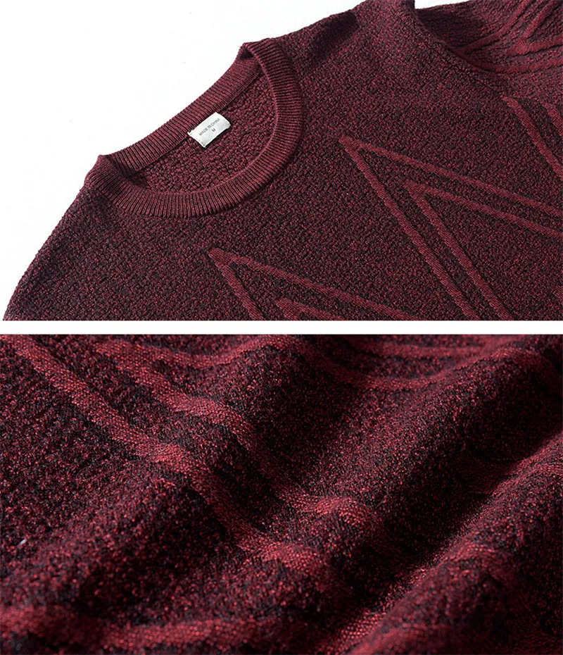 High Quality Men's Thickened Sweater Men's Autumn Winter Magic Color Base Shirt Stripe Knitted Shirt Warm Men's Inner Clothes 
High Quality Men's Thickened Sweater Men's Autumn Winter Magic Color Base Shirt Stripe Knitted Shirt Warm Men's Inner Clothes