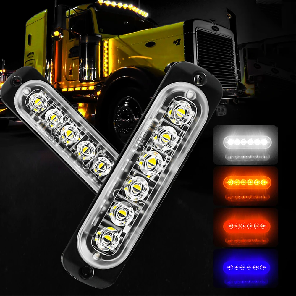 DC12-24V Strobe Lights with Remote Control 6LED Car Side Marker Lights Grille Lights 16 Modes Warning Emergency Lights Trucks
DC12-24V Strobe Lights with Remote Control 6LED Car Side Marker Lights Grille Lights 16 Modes Warning Emergency Lights Trucks