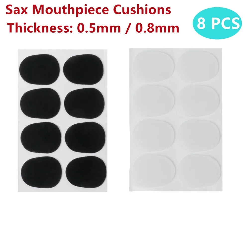 Silicone Saxophone Tooth Pad Non-toxic And Tasteless Safe And Durable 8x Sax Mouthpiece Cushions Patches Pads 0.5mm 0.8mm
Silicone Saxophone Tooth Pad Non-toxic And Tasteless Safe And Durable 8x Sax Mouthpiece Cushions Patches Pads 0.5mm 0.8mm