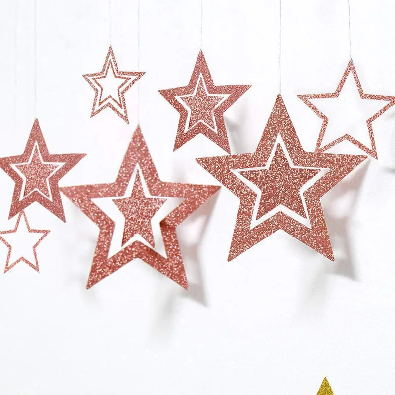7Pc/lot Christmas Ornaments Hanging Hollow Out Paper Star Lantern Decoration Festival New Year Christmas Decoration For Home
7Pc/lot Christmas Ornaments Hanging Hollow Out Paper Star Lantern Decoration Festival New Year Christmas Decoration For Home