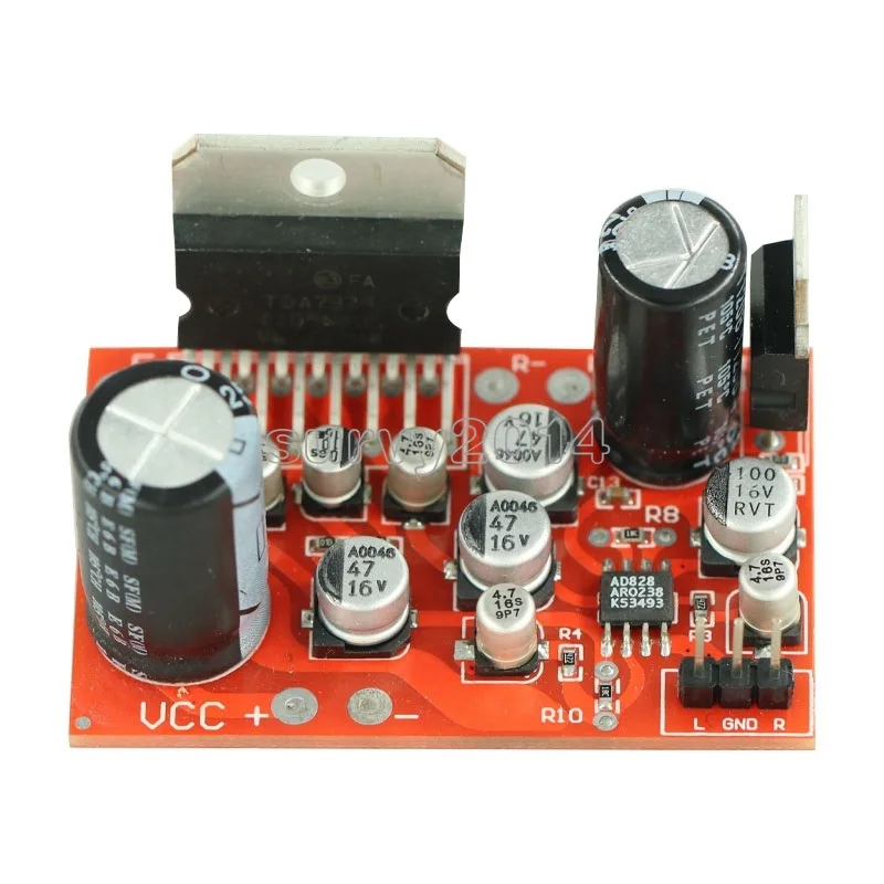 

DC 12V TDA7379 38W+38W Stereo Amplifier Board w/AD828 Preamp Super Than NE5532 Amplifiers Boards Integrated Circuits