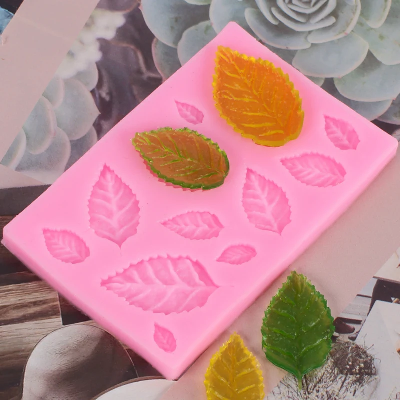 DIY Leaf Fondant Cake Decoration Liquid Silicone Mold, Making Chocolate Plant Collection Baking Tools, Jewelry Pendant Mold
DIY Leaf Fondant Cake Decoration Liquid Silicone Mold, Making Chocolate Plant Collection Baking Tools, Jewelry Pendant Mold