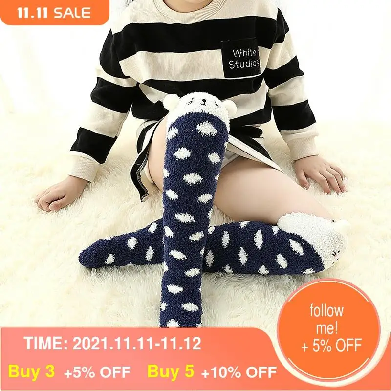 YWHUANSEN 1 Pair Winter Warm Coral Fleece Knee High Socks For Kids Christmas Girls' Long Socks Cute Animal Children's Leg Warmer
YWHUANSEN 1 Pair Winter Warm Coral Fleece Knee High Socks For Kids Christmas Girls' Long Socks Cute Animal Children's Leg Warmer