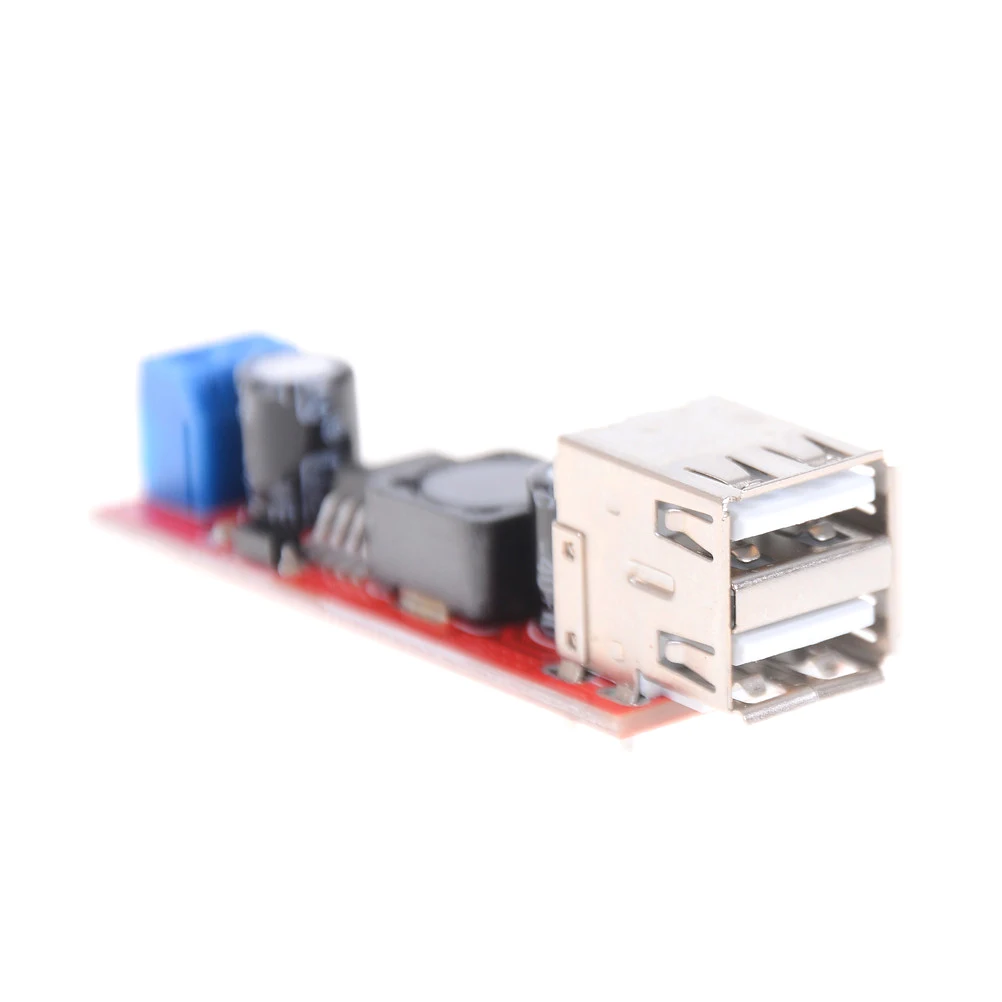 1PC DC 6V-40V to 5V 3A Double USB Charge DC-DC Step-down Converter Module 59x21x17mm
1PC DC 6V-40V to 5V 3A Double USB Charge DC-DC Step-down Converter Module 59x21x17mm