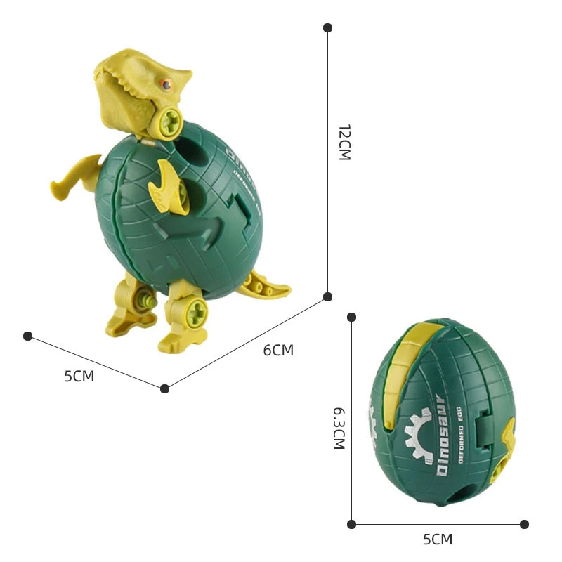 DIY Nut Assembling Toy Deformed Dinosaur Egg Assembly Dinosaur Building Block Model Dinosaur Combination Toy for Kids
DIY Nut Assembling Toy Deformed Dinosaur Egg Assembly Dinosaur Building Block Model Dinosaur Combination Toy for Kids