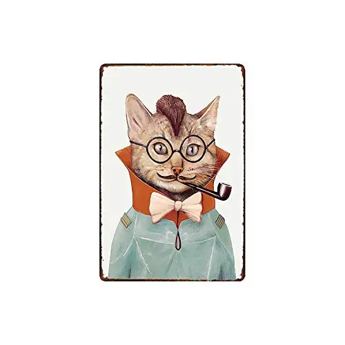 Metal Tin Sign Animal Serie cat Bar Pub Home Vintage Retro Poster Comic Retro Wall Home Bar Pub Vintage Cafe Decor, 8x12 Inch
Metal Tin Sign Animal Serie cat Bar Pub Home Vintage Retro Poster Comic Retro Wall Home Bar Pub Vintage Cafe Decor, 8x12 Inch