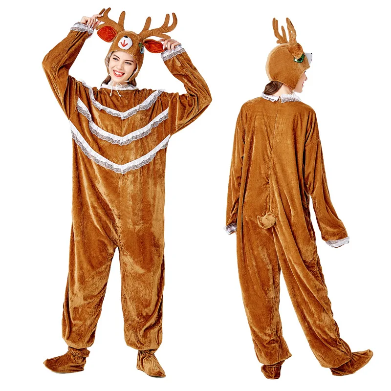Halloween Costumes Adult Elk Costumes Animal Party Activities Costumes Cosplay Onesies
Halloween Costumes Adult Elk Costumes Animal Party Activities Costumes Cosplay Onesies
