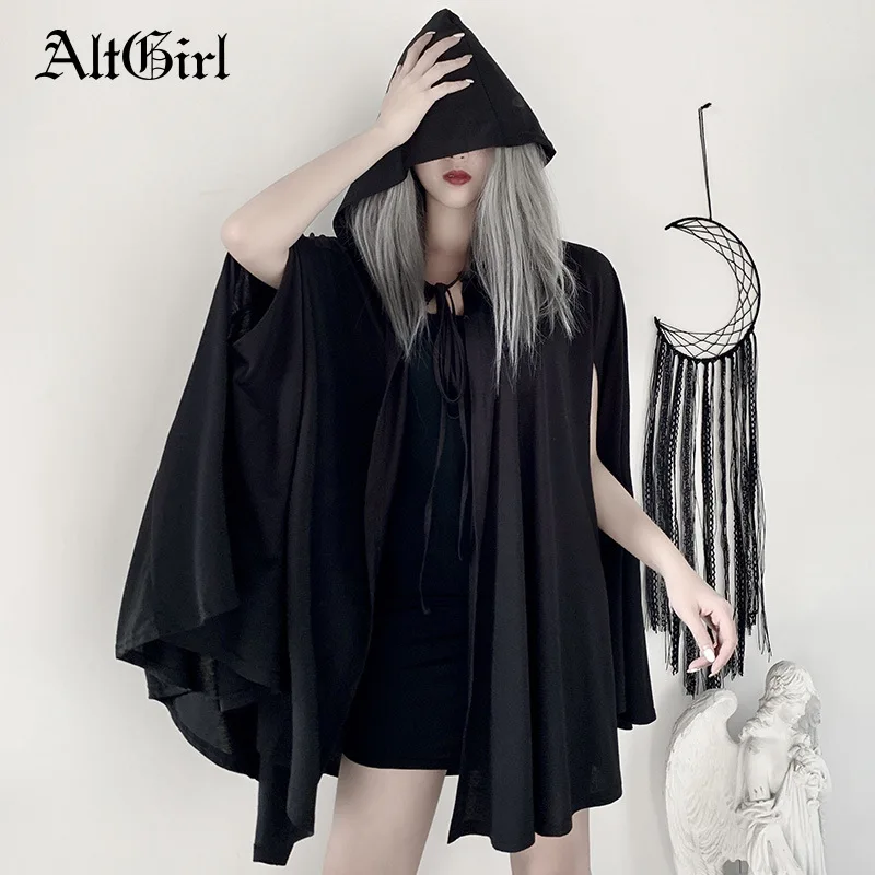 AltGirl Vintage Grunge Gothic Capes Winter Harajuku Punk Emo Alt Ponchos Plus Size Hooded Strap Witch Cloak Outwear Pleated
AltGirl Vintage Grunge Gothic Capes Winter Harajuku Punk Emo Alt Ponchos Plus Size Hooded Strap Witch Cloak Outwear Pleated
