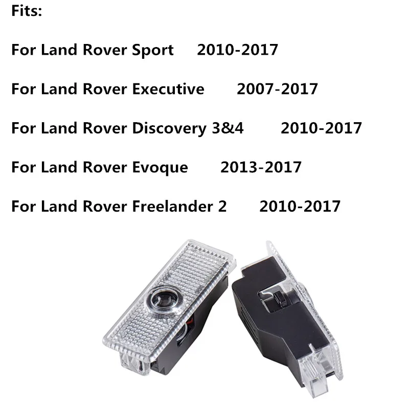 2X Led Car Door Welcome Light Ghost Shadow Projector Logo Lights For Land Rover Range Rover Discovery 3 4 Freelander 2 Dedicated 
2X Led Car Door Welcome Light Ghost Shadow Projector Logo Lights For Land Rover Range Rover Discovery 3 4 Freelander 2 Dedicated