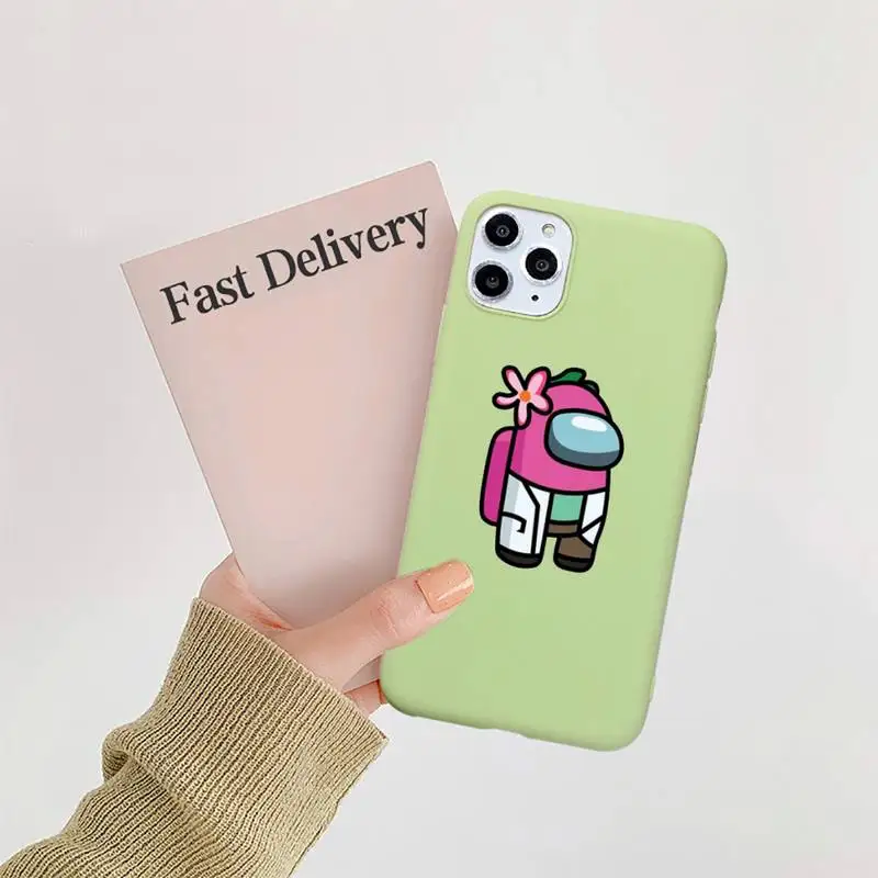Among Us Impostor crewmates design Phone Case Candy Color Green for iPhone 11 12 pro XS MAX 8 7 6 6S Plus X SE 2020 XR
Among Us Impostor crewmates design Phone Case Candy Color Green for iPhone 11 12 pro XS MAX 8 7 6 6S Plus X SE 2020 XR