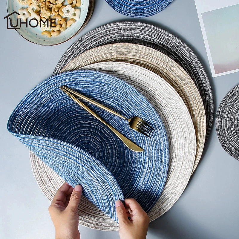 6pcs/set Round Ramie Insulation Pad Solid Placemats Linen Non Slip Table Mats Kitchen Accessories Decoration Home Pad Coaster
6pcs/set Round Ramie Insulation Pad Solid Placemats Linen Non Slip Table Mats Kitchen Accessories Decoration Home Pad Coaster